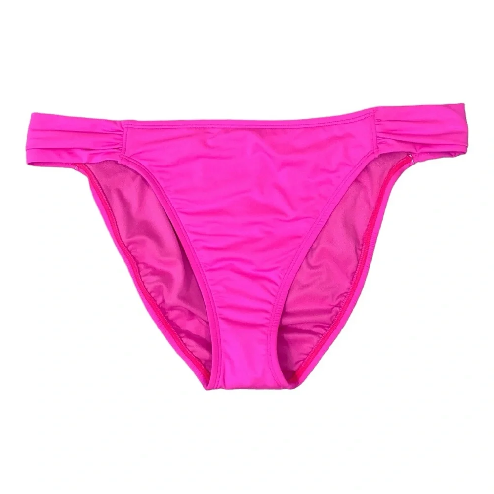 Lilly Pulitzer Clancy Swim Bikini Bottom Plumeria Pink Sz 14